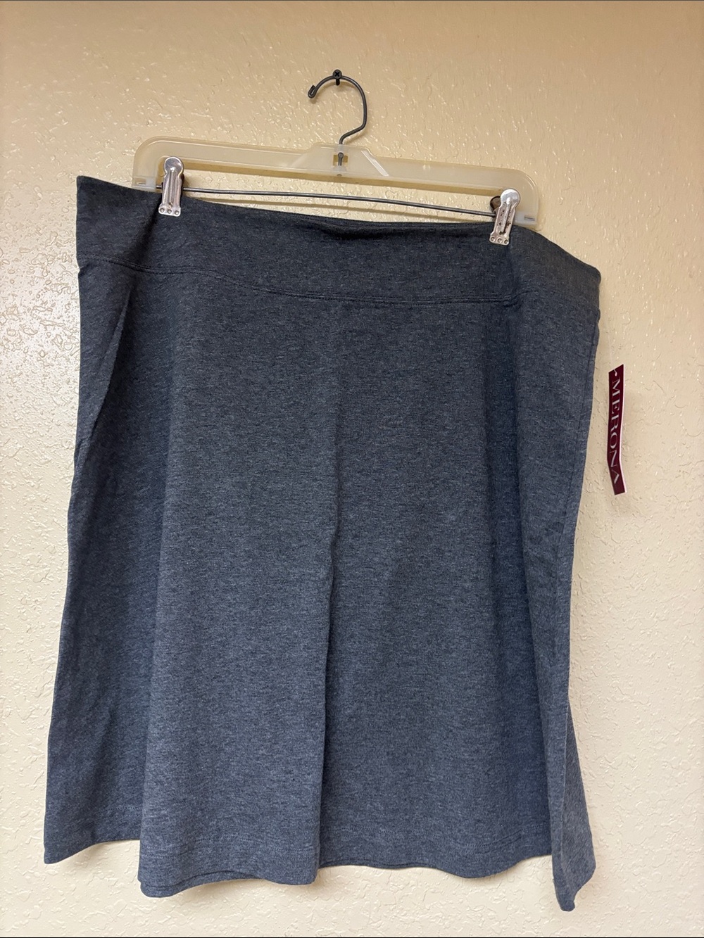 Merona Charcoal A-Line Knit Skirt